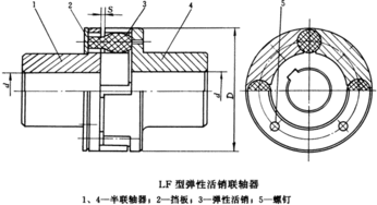 弹性柱销齿式联轴器工程图